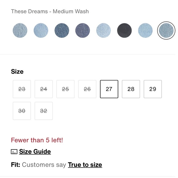 🏷️Levi’s wedgie fit dream wash size 28 NWT - Picture 4 of 10